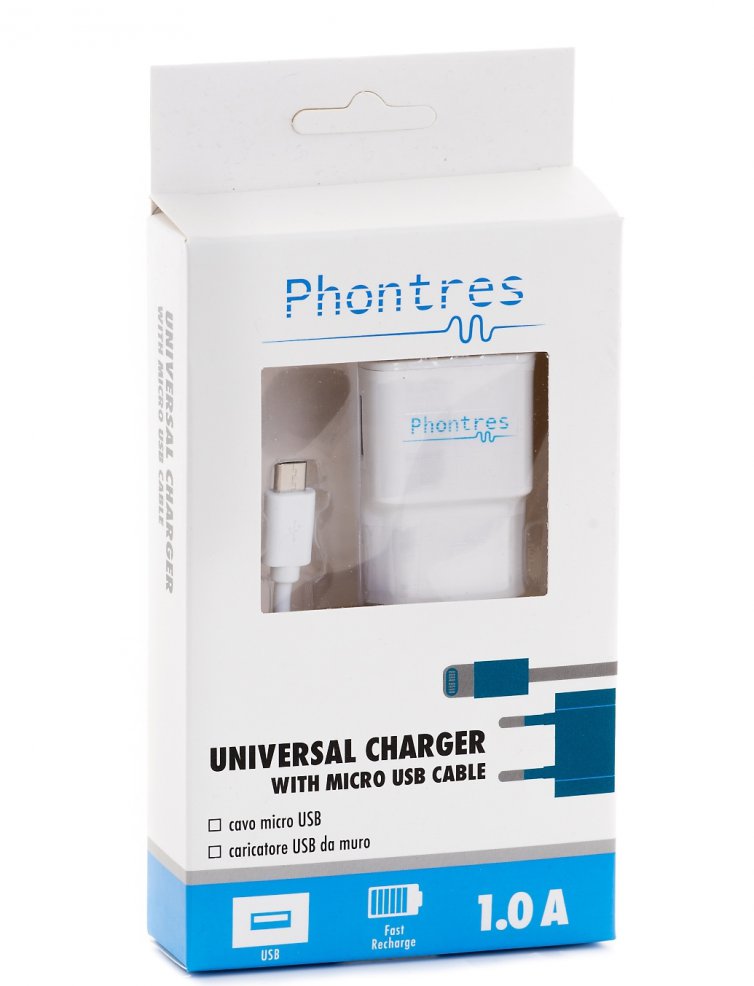 A-0002 Carica batteria + micro cavo USB