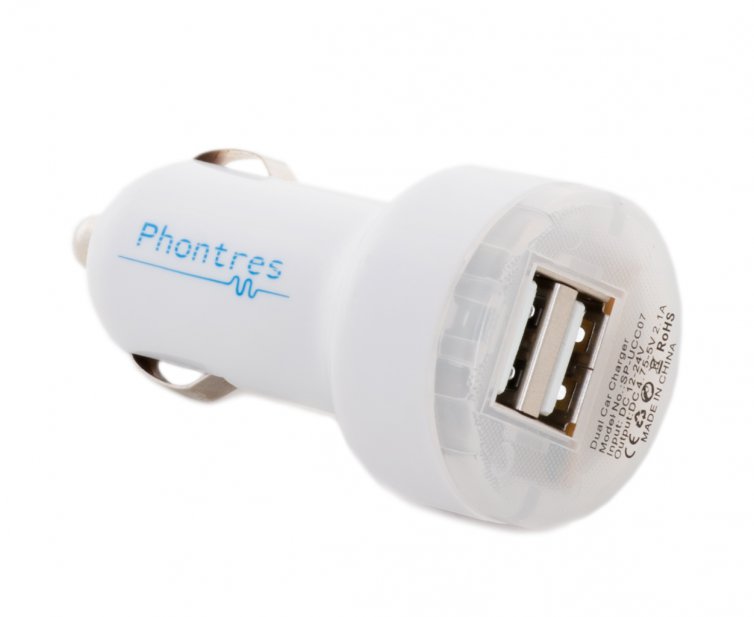 A-0008 Carica batteria da auto – 2 usb